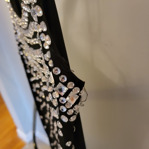 MIZUMI Black Rhinestone Dress - Picture 4 of 7